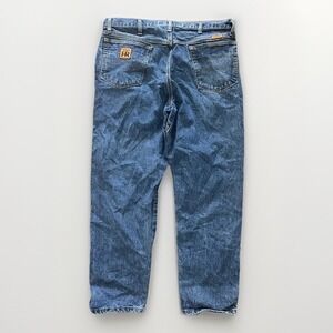 Wrangler FR Jeans Mens 38x30 Blue‎ Riggs Workwear Flame Resistant Denim